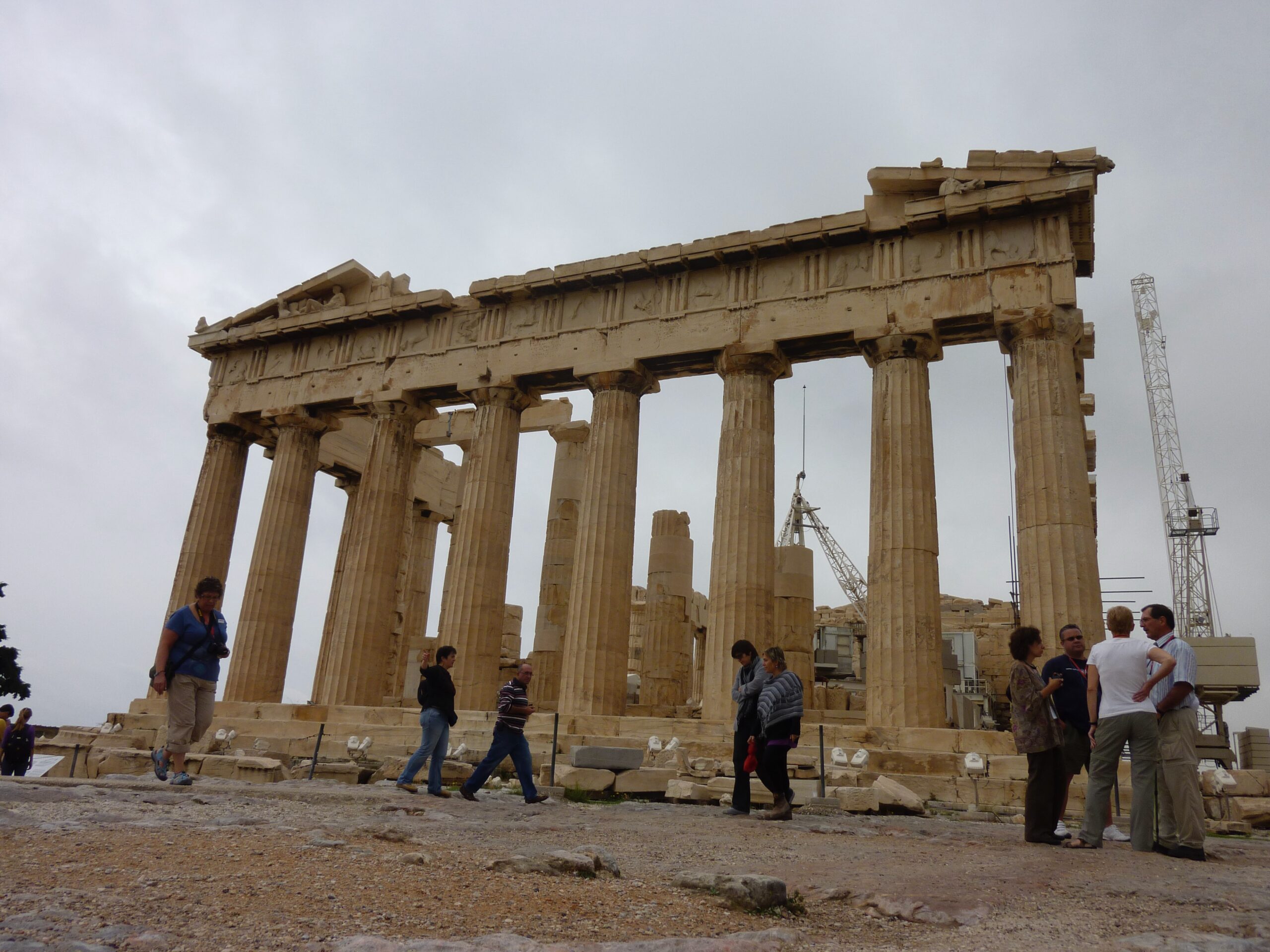 Pillars in Greece